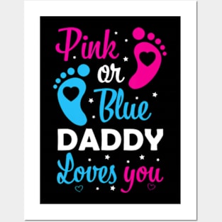 Gender Reveal Dad Daddy Father Family Posters and Art